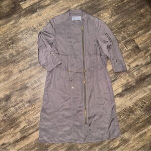 Tart Collections Gray Jacket with Gold Accents